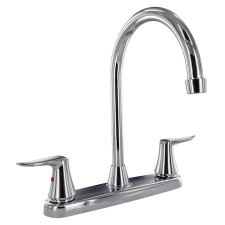 PF221305 Faucet 8 Deck Chrome Hi-Arc Spout 2-Handle